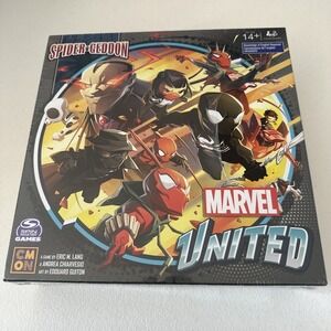 Marvel United Spider Geddon Board Game 1 To 4 Players Ages 14 And Up